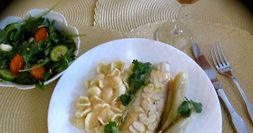 Filets de doré, sauce crémeuse aux tomates cerises + 