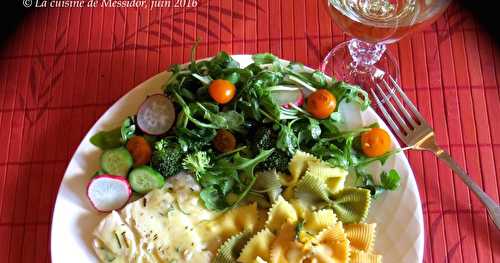 Filets de poisson, sauce exquise orange et pastis +