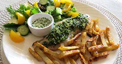 Filets de sébaste au pesto + Frites santé 