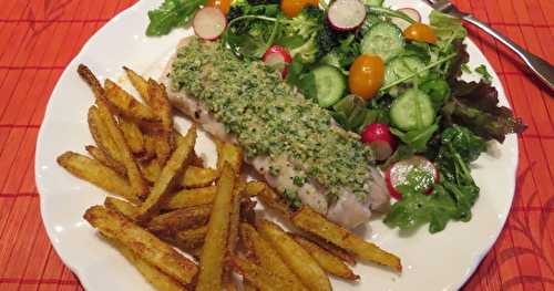 Filets de sébaste poêlé au pesto de roquette 