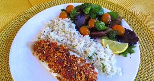 Filets de tilapia en croûte Méditerranée +