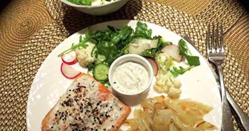 Filets de truite au tahini + 