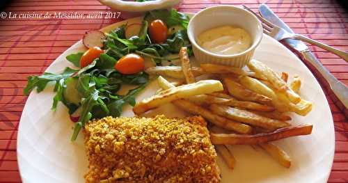 Filets de truite en croûte de noix + 