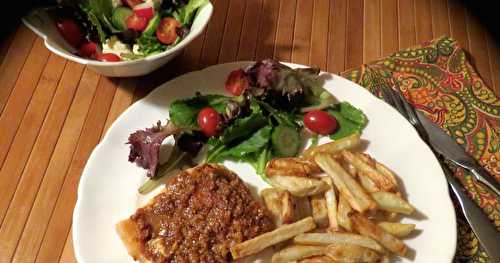 Filets de truite poêlés, croûte au fromage végétal + 