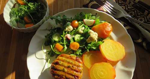 Galettes de poulet aux herbes 