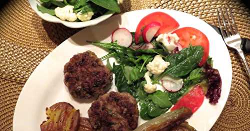 Galettes de veau à l’anglaise et Grelots croustillants 