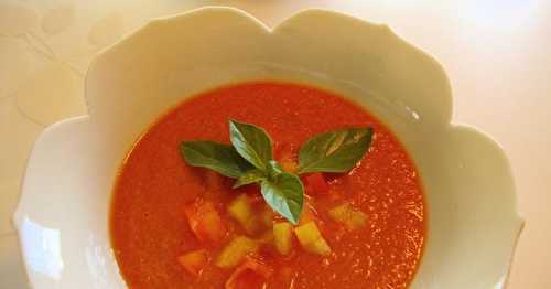 Gaspacho au cantaloup, bis + 