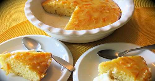 Gâteau à l’orange à la crème sure