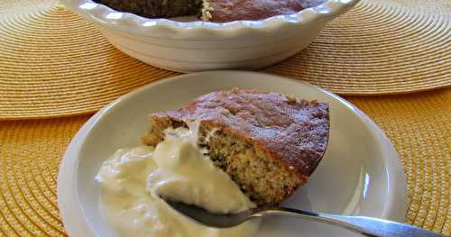 Gâteau à la banane et au chocolat blanc