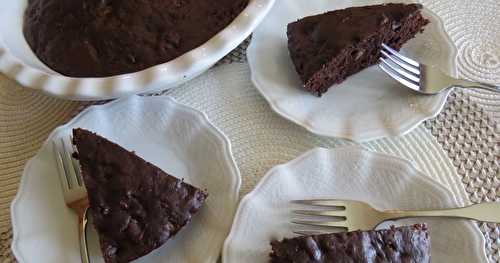 Gâteau à la courgette, double chocolat 