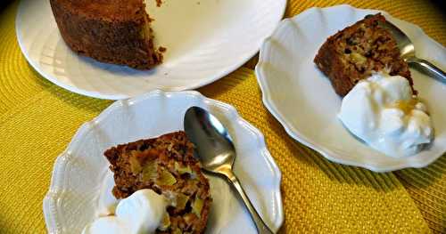 Gâteau aux ananas et aux carottes