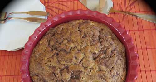 Gâteau aux pommes à la crème sure + 