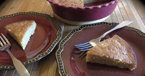 Gâteau blond à la courgette + 