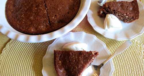 Gâteau choco/poires au yogourt 