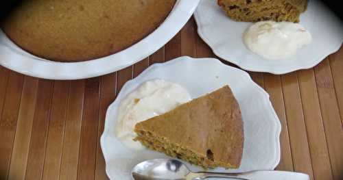 Gâteau épicé à la courge caramélisée 