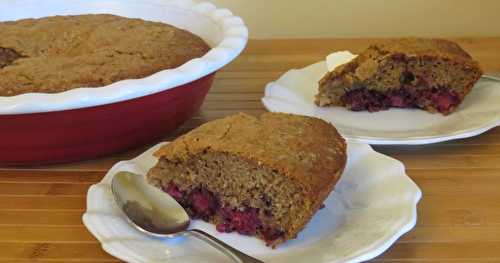 Gâteau épicé aux mûres et à l’orange +