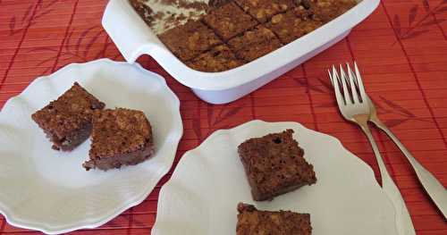 Gâteau magique façon brownies 