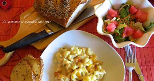 Gratin de chou-fleur prêt en trente minutes 