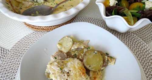 Gratin de poisson aux pommes de terre 