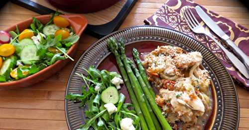 Gratin de poulet léger 