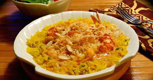 Gratins de homard et de crevettes, sauce Newburg + 