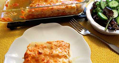 Lasagne à la truite et au fenouil + Sauce arrabiata + 