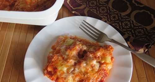 Lasagne de raviolis à améliorer 