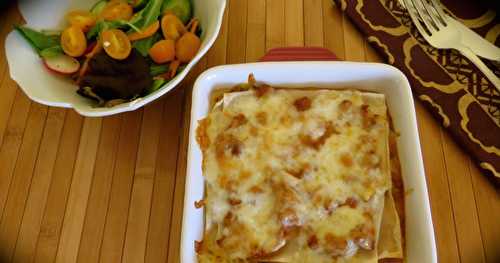 Mini-lasagnes aux won ton +