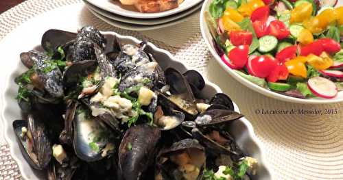 Moules à la bière et au fromage +