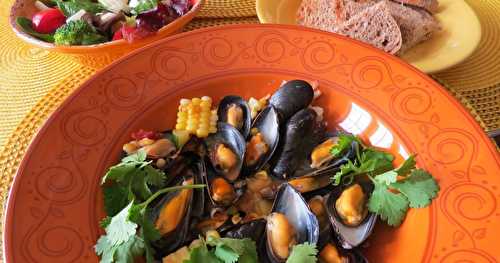 Moules à la mexicaine, version deux 