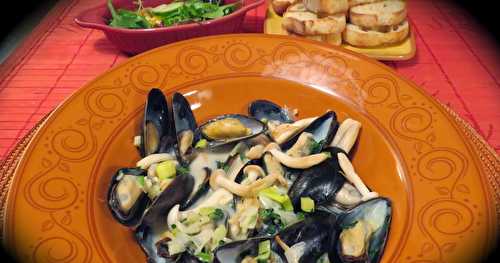 Moules à la thaïlandaise