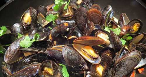 Moules au four au lait de coco et restes +