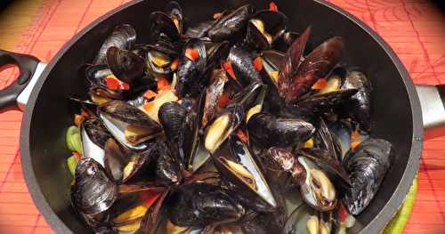 Moules aux tomates séchées et au pastis +