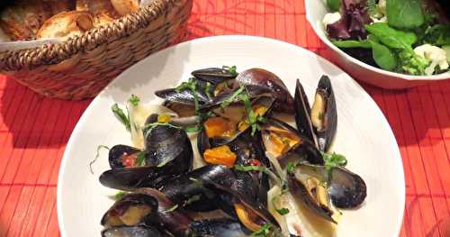 Moules crémeuses au four à la provençale 