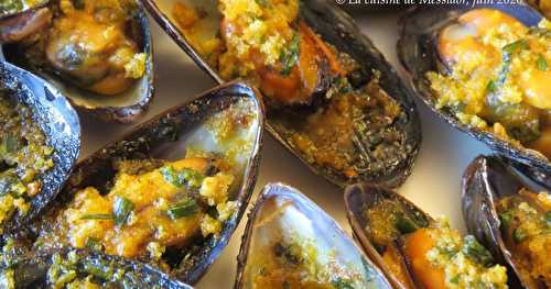 Moules farcies au beurre craquant + 