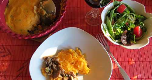 Parmentier de canard confit 