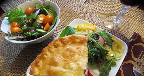 Pâté au poulet confit, garniture à l'italienne 