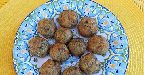 Petites boulettes d'aubergine à l’italienne +