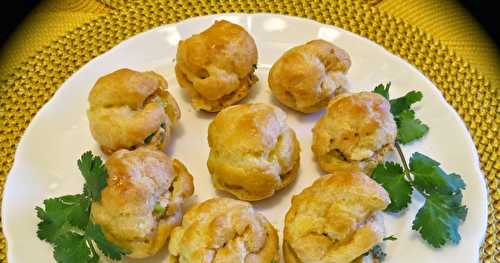 Petits choux farcis craquants