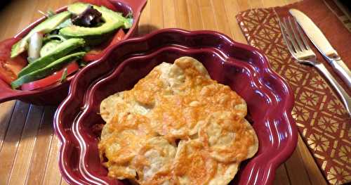 Petits gratins de poulet à la mexicaine 