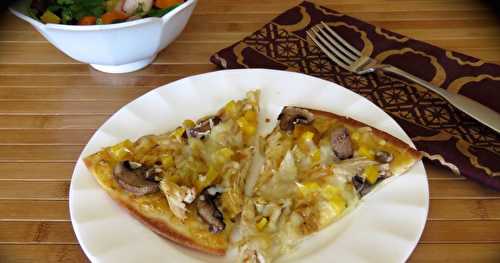 Pizza au poulet indien + 