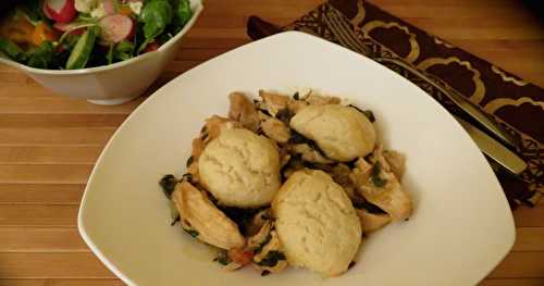 Poêlée de poulet, quenelles au fromage + 