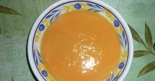 Potage aux patates douces