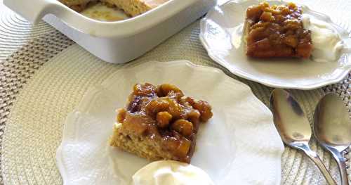 Pouding aux cerises de terre et à la nectarine +