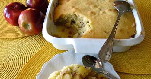 Pouding aux pommes à l'érable