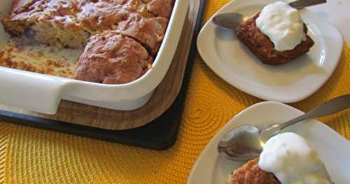 Pouding choco-poires à la manière de Jehane Benoit