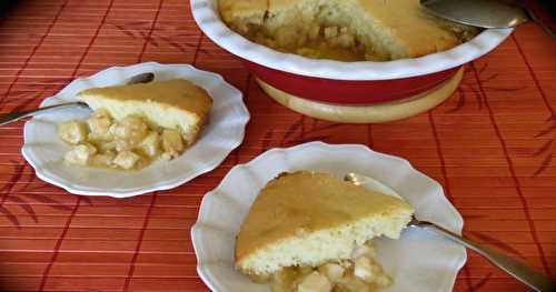 Pouding chômeur aux pommes +