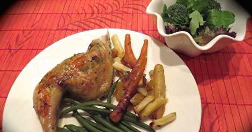 Poulet à l’aneth et aux légumes de janvier +