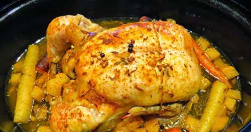 Poulet entier aux épices et aux légumes + 