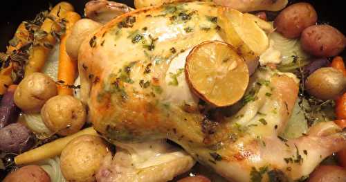 Poulet entier aux herbes d’automne +